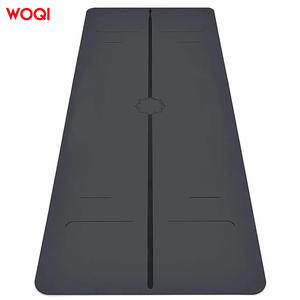 Tapis de yoga Woqi 6 mm d'épaisseur, TPE gris foncé, pliable, rectangulaire, pour le fitness et le remodelage corporel - Product Image 4