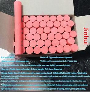 <span class=keywords><strong>Craie</strong></span> hexagonale colorée sans poussière de 7,4 cm pour tableau noir, idéale pour l'enseignement et le <span class=keywords><strong>dessin</strong></span> (noir, rose, blanc) - Product Image 6