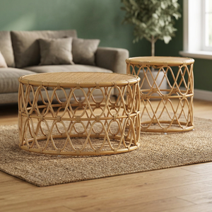 Hot Trend Outdoor Furniture Natural Rattan <b>Side</b> <b>Table</b> Cheapest Price Patio Tea <b>Tables</b> Handcrafted Furniture From Vietnam - Product Image 1