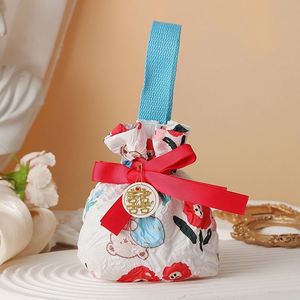 Sacs en flanelle en gros pour cadeaux, sacs fourre-tout pour cadeaux de mariage, sacs à main pour cadeaux d'anniversaire d'enfants, sacs de courses en velours imprimés - Product Image 5
