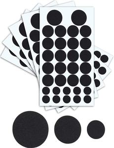 Círculos de fieltro autoadhesivos para manualidades y disfraces de Halloween, 160 piezas, negro o blanco - Product Image 2