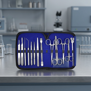 Kit de Suture Manuelle Réutilisable de Haute Qualité pour Étudiants en Médecine, 9 Pièces en Acier Inoxydable, pour Chirurgie Mineure - Vente en Gros - Product Image 3