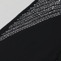 Combinaison sexy pour femmes, une pièce, à paillettes, sans manches, en maille, avec broderie, legging, combinaison de soirée