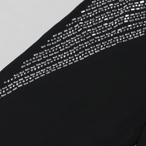 Mono <span class=keywords><strong>sexy</strong></span> de una pieza con lentejuelas para mujer, sin mangas, con malla y bordado, para fiesta o club. - Product Image 3