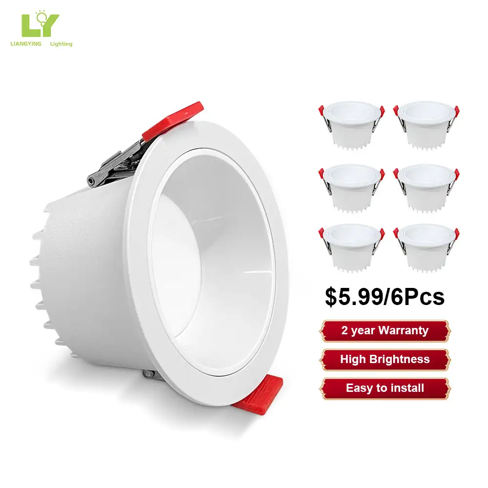 Small Trimless Surface Ceiling Spotlight Round Indoor Spot Recessed Retrofit Lighting Warm White Led Downlight Wwwchina