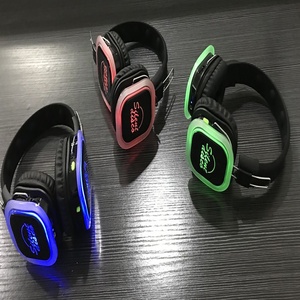 F39 Auriculares Inalámbricos Plegables para Fiesta Silenciosa con Logotipo Personalizado, 500M, LED, Silenciosos, Estéreo, DJ, 2 o 3 Canales, Venta al Por Mayor - Product Image 1