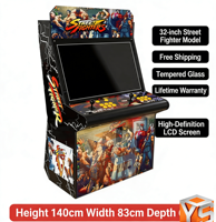 ZDYS Factory Wholesale Retro Arcade Game Machine Professional Manufacturer Cabinet with Pandora Box 2 Player English Version