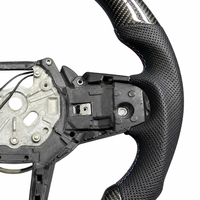 Volant de direction en fibre de carbone modifié, accessoires de voiture pour BMW F30 F32 F10 F20 F07 F01 E46 E60 E90, volant en cuir