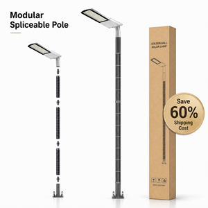 Lampada Solare da Esterno a LED con Sensore di Movimento, Impermeabile IP65, in Lega di Alluminio, Efficienza Energetica, Illuminazione a 360° per <span class=keywords><strong>Giardino</strong></span> - Product Image 2