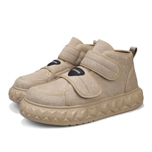 Zapatillas de caña alta para <span class=keywords><strong>hombre</strong></span> <span class=keywords><strong>con</strong></span> cierre de <span class=keywords><strong>velcro</strong></span>, zapatos casuales de otoño e invierno <span class=keywords><strong>con</strong></span> forro de malla, nuevos zapatos de tobillo 2025 - Product Image 6