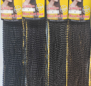 Tresses synthétiques <span class=keywords><strong>Zizi</strong></span> Crochet Box Braids Twist 26 pouces 75g 45 mèches Jumbo <span class=keywords><strong>Zizi</strong></span> <span class=keywords><strong>Micro</strong></span> Knot Braids - Product Image 2