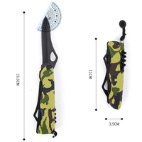 Couteau multi-outils EDC Outil multifonctionnel de survie portable en plein air Mousqueton Couteau multi-outils pliant