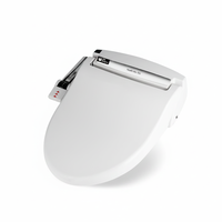 Accessoire de Bidet Mécanique Centralisé avec Jet d'Eau à Bulles Rotatif, Système de Nettoyage, Télécommande en Plastique et Contrôle de la Température de l'Eau