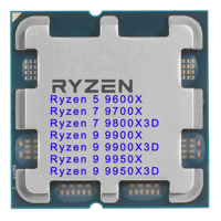 Prosesor AMD9000 Seri AM5 CPU R7 9800X3D 9950X3D 9900X3D 9950X 990X 9700X 9600X B850M Komponen Komputer Tray Box Unbox