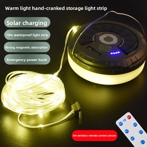 Luce da Campeggio Multifunzionale Ricaricabile USB a Energia Solare, Luci Colorate a Corda per <span class=keywords><strong>Tenda</strong></span> e Ambiente Esterno - Product Image 6