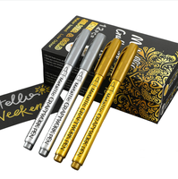 Marqueurs permanents métalliques argent et or imperméables pour l'art sur papier et l'artisanat – Prise en charge par le fabricant, personnalisation et vente en gros