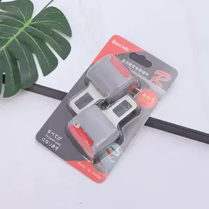 2 PCS Cinto de Segurança Do Carro Clipe Extensor Cinto De Segurança Bloqueio Fivela Plug Inserção Grossa Soquete Extensor Fivela De Segurança