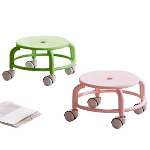 Tabouret mobile, pliable, robuste, durable, silencieux, avec petites roulettes, à profil bas, pour <span class=keywords><strong>la</strong></span> pose <span class=keywords><strong>de</strong></span> carrelage, le changement <span class=keywords><strong>de</strong></span> chaussures, <span class=keywords><strong>la</strong></span> marche des bébés, <span class=keywords><strong>la</strong></span> crèche et l'entrepôt - Product Image 4