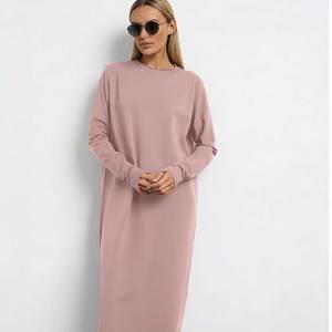 새로운 맞춤형 슬림핏 플러스 사이즈 드레스, 여성용 여름 캐주얼 드레스 공장 직판 - Product Image 2