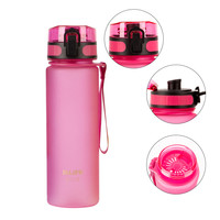 Sans BPA 500ml Bouteille d'eau potable pour l'école des enfants personnalisée anti-fuite Insert de fruits en plastique Gym Running Personnalisable Drinkware