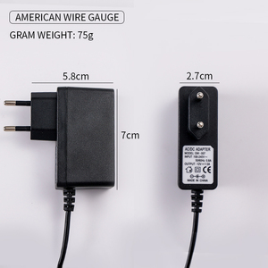 BAIWEI 12V1A 中式欧式电源适配器插头 AC/DC 12V 0.5A <span class=keywords><strong>1A</strong></span> 1.5A 2A 电源适配器适用于路由器 Onu 调制解调器 - Product Image 4