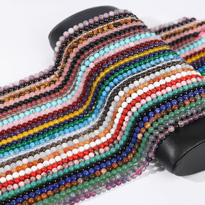 ลูกปัดหินธรรมชาติคุณภาพสูง JD GEMS ขนาด 6-12 มม. ทรงกลม สำหรับทำเครื่องประดับ DIY สร้อยข้อมือ เหมาะสำหรับใช้ในชีวิตประจำวัน - Product Image 5