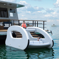 Prix usine Offre Spéciale catamaran ponton de croisière bateau Portable pliable gonflable bateau électrique pour les jeux d'eau