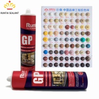 Scellant silicone structurel haute performance RUNTAI, 100% silicone, haute résistance, résistant aux intempéries, neutre, emballage OEM, logo