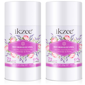 IKZEE 72 horas de control de olores lavanda Rosa 40g mujeres hombres orgánico personalizado natural recargable cuerpo velocidad <span class=keywords><strong>desodorante</strong></span> para hombres - Product Image 6