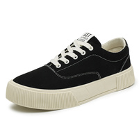 Zapatos Casuales Transpirables de Lona para Hombre, Talla Grande 48, con Cordones, Modernos, con Suela Gruesa, Venta al Por Mayor