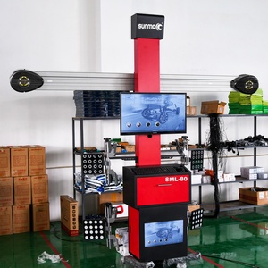 Sunmo Certificado CE, Equipo Completo de Alineación de Ruedas 3D para Reparación Automotriz, Precio Combinado con Abrazadera SML-80 3D - Product Image 4