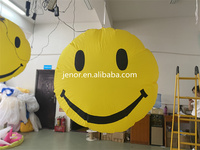 Boule gonflable de sphère de sourire de plafond coloré pour la publicité de concert de club