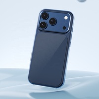 Étui de téléphone magnétique transparent en polycarbonate résistant aux chocs de haute qualité JOYPORODO B417 pour iPhone 17 Pro Max, coque personnalisée avec logo