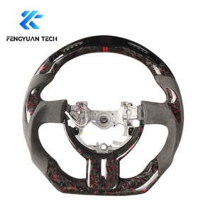 Volante Deportivo Rojo de Fibra de Carbono Forjado con Luces LED para <span class=keywords><strong>Toyota</strong></span> GR <span class=keywords><strong>86</strong></span> GR <span class=keywords><strong>GT</strong></span> GT86 Subaru BRZ 2012 2013 2014 2015 2017 2020 - Product Image 2