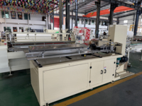 Ligne de production de papier toilette entièrement automatique modèle 2200 pour mini-rouleaux géants, prix usine, pour petites entreprises