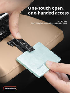 ركن السيارة مع صمغ فائق _ حاملة نوت نظارات شمسية لنافذة السيارة مشبك بطاقات مشبك مع تذكرة سيارة لاصقة - Product Image 3