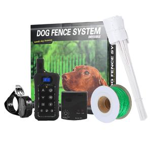Sistema de contención de mascotas portátil para exteriores, cerca eléctrica impermeable para perros, Collar de entrenamiento de choque con control remoto - Product Image 6