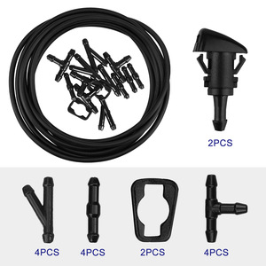 Kit de tuyau de pulvérisation pour lave-glace, connecteur en caoutchouc de 5m pour utilisation automobile - Product Image 5