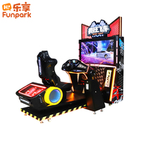 Máquina de Juego de Carreras de Autos con Pantalla HD de Grado Profesional, Operada con Monedas, Simulador de Conducción de Alta Definición para Centros Comerciales