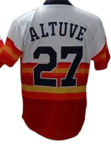 Camisetas de Béisbol Bordadas de Alta Calidad con los Números 27 de José Altuve, 44 de Yordan Álvarez y 3 de Jeremy Peña, Nueva Colección 2026 - Product Image 2