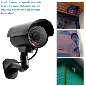 Caméra factice Bullet étanche pour extérieur et intérieur, caméra <span class=keywords><strong>de</strong></span> sécurité CCTV <span class=keywords><strong>de</strong></span> <span class=keywords><strong>surveillance</strong></span> avec LED rouge clignotante - Product Image 6