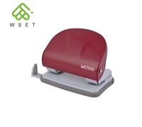 Perforatrice manuelle standard WEISHU WP-3526 en métal à 2 trous, capacité 20 feuilles, distance entre les trous 80 mm, fournitures de bureau