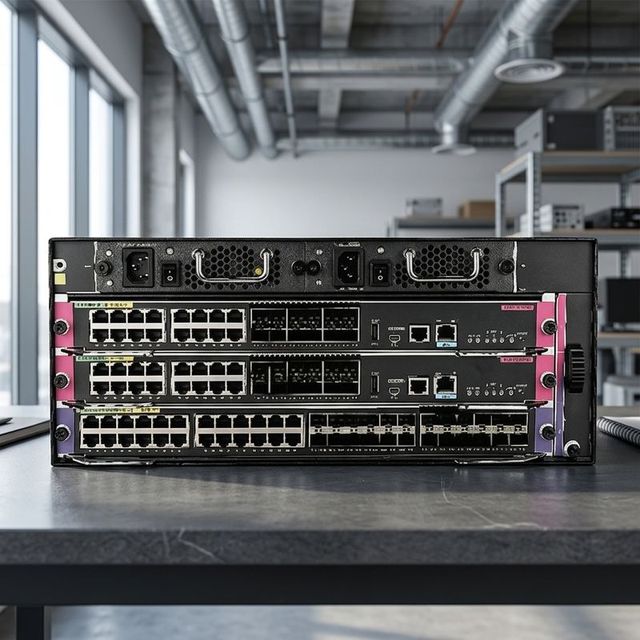 Premium Modular Core Switch 3 Service Slots 2 Master Control Slots High Performance for Data Center and Cloud Network