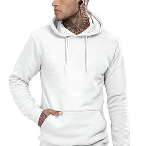 เสื้อฮู้ดผู้ชายสุดหรู เนื้อผ้านุ่ม สวมใส่สบาย พร้อมกระเป๋าจิงโจ้ - Product Image 1