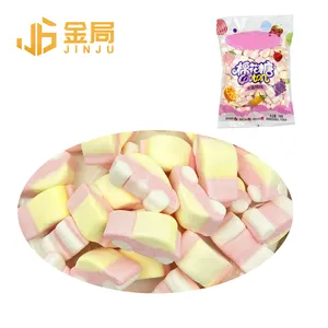 Wholesale Cute Colorful Cotton Candy Mini Dried Marshmallows Halal Marshmallow Candy