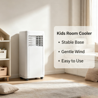 Climatiseur portable vertical sur pied, à succès, avec accessoires complets, pour un refroidissement quotidien