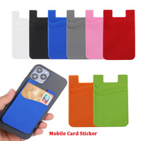 Tarjetero para Teléfono, Adhesivo para la Parte Posterior del Celular, Gran Almacenamiento, Compatible con iPhone, Android, Samsung Galaxy