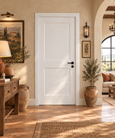 Porte intérieure minimaliste Chantadoor en MDF, style Shaker, isolation phonique, surface finie, porte en bois imperméable pour projets résidentiels