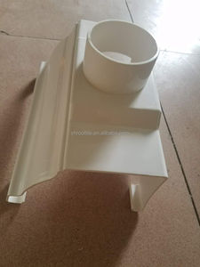 Gouttière carrée en <span class=keywords><strong>PVC</strong></span> <span class=keywords><strong>blanc</strong></span> résistante aux UV pour villa - Product Image 4