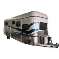 Remorque de transport de haute qualité, semi-remorque, remorque pour chevaux, double essieu, freins électriques, capacité de charge de 4 tonnes, vente en gros, norme australienne